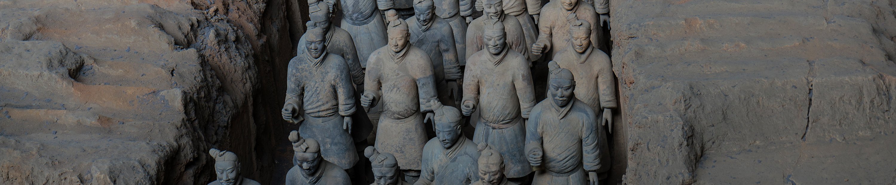 Terracotta warriors at Emperor Qinshihuang's Mausoleum Site Museum